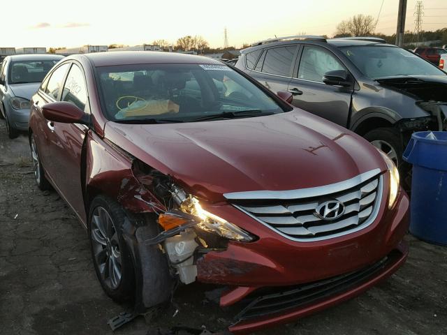 5NPEC4AB9BH246202 - 2011 HYUNDAI SONATA SE RED photo 1