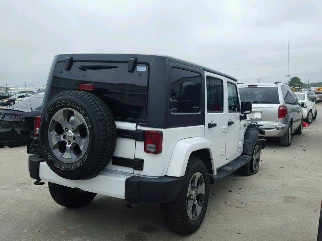 1C4BJWEG4GL258738 - 2016 JEEP WRANGLER U WHITE photo 4