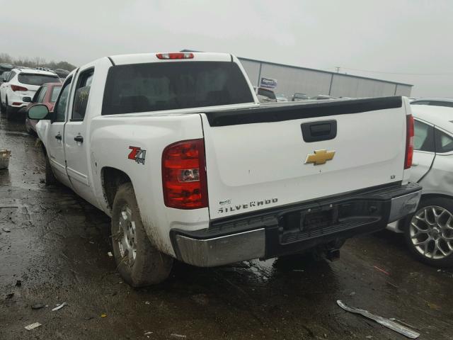 3GCPKSE78DG229991 - 2013 CHEVROLET SILVERADO WHITE photo 3