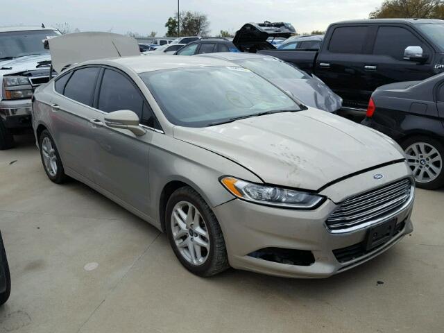 3FA6P0H79GR132939 - 2016 FORD FUSION SE TAN photo 1