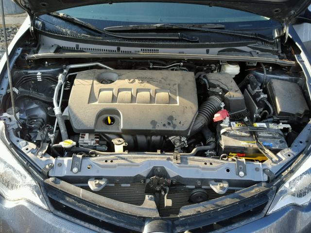 2T1BURHE4FC319482 - 2015 TOYOTA COROLLA L GRAY photo 7