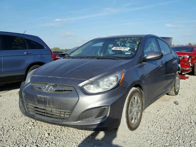 KMHCT4AE0EU655311 - 2014 HYUNDAI ACCENT GLS BLUE photo 2