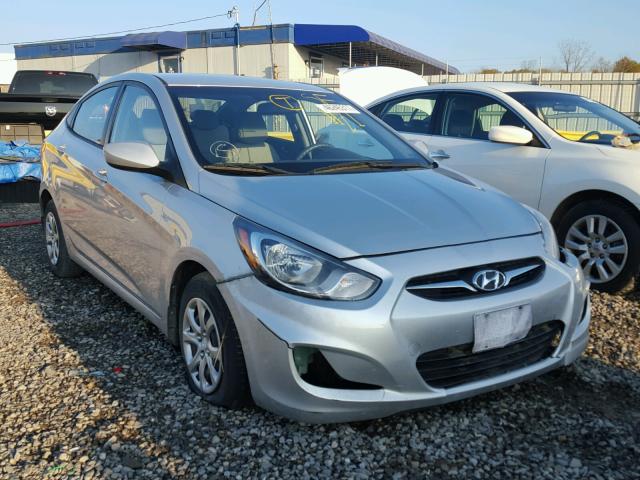 KMHCT4AE3EU742605 - 2014 HYUNDAI ACCENT GLS SILVER photo 1