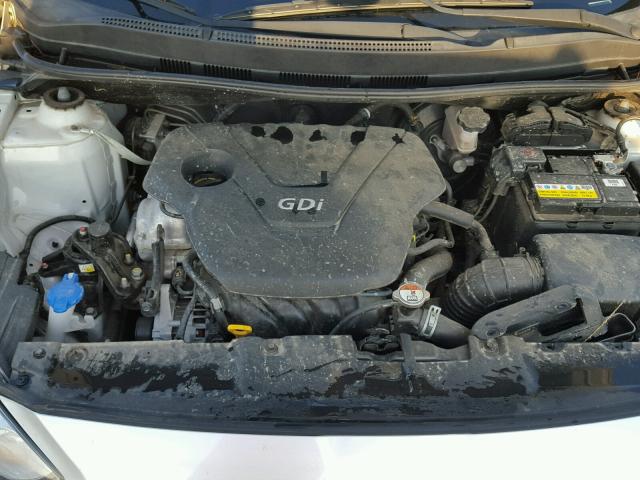 KMHCT4AE3EU742605 - 2014 HYUNDAI ACCENT GLS SILVER photo 7