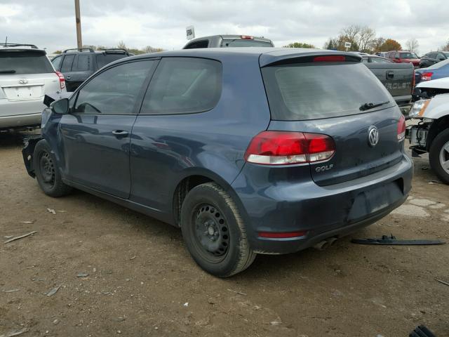 WVWAB7AJ7DW079703 - 2013 VOLKSWAGEN GOLF 蓝色 照片 3