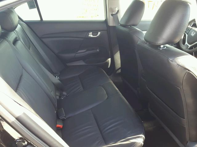 19XFB2F90FE003924 - 2015 HONDA CIVIC EXL BLACK photo 6