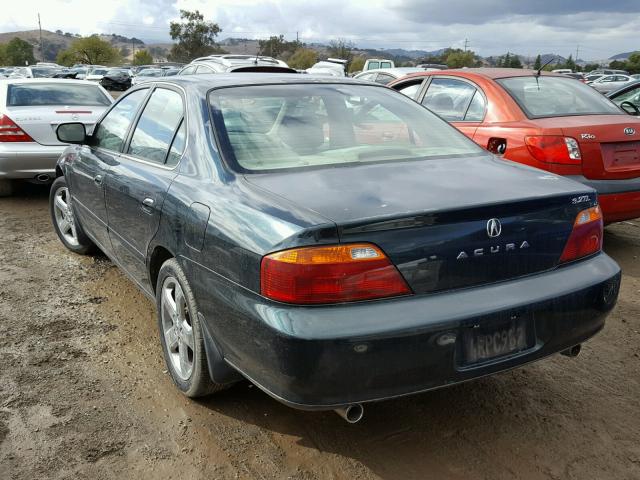 19UUA56691A031204 - 2001 ACURA 3.2TL GREEN photo 3