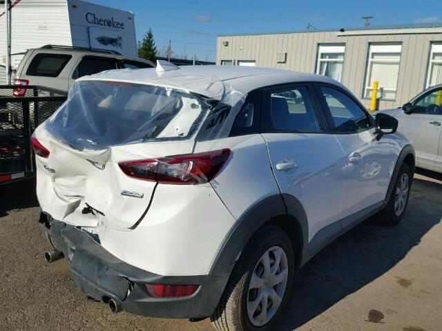 JM1DKDB70H0175244 - 2017 MAZDA CX-3 SPORT WHITE photo 4