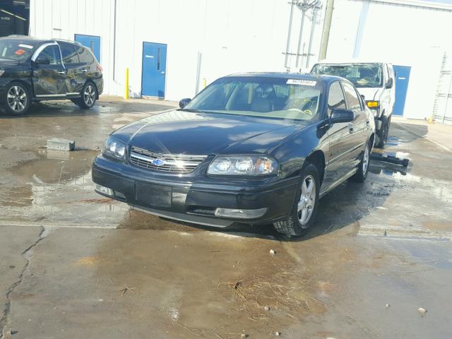 2G1WH52KX49466957 - 2004 CHEVROLET IMPALA LS BLACK photo 2