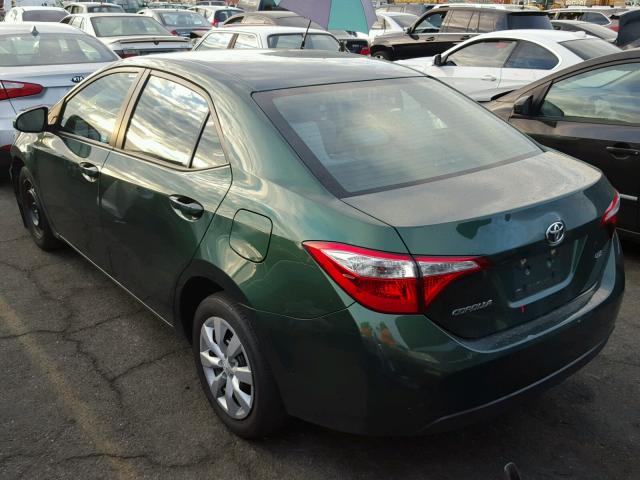 2T1BURHE1GC524906 - 2016 TOYOTA COROLLA L GREEN photo 3