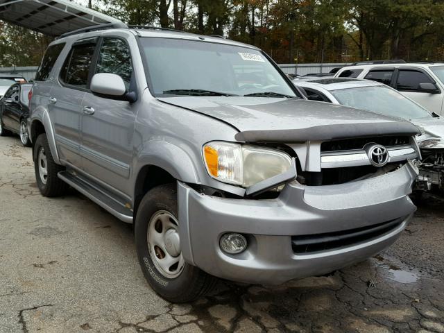 5TDBT44A66S275985 - 2006 TOYOTA SEQUOIA SR SILVER photo 1