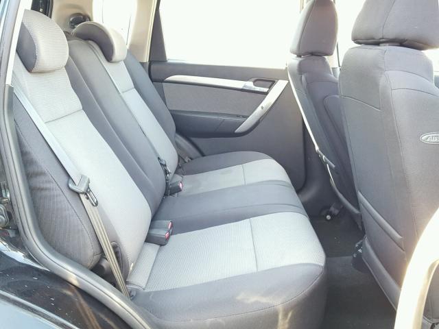 KL1TD66E69B401827 - 2009 CHEVROLET AVEO LS BLACK photo 6