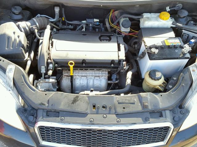 KL1TD66E69B401827 - 2009 CHEVROLET AVEO LS BLACK photo 7