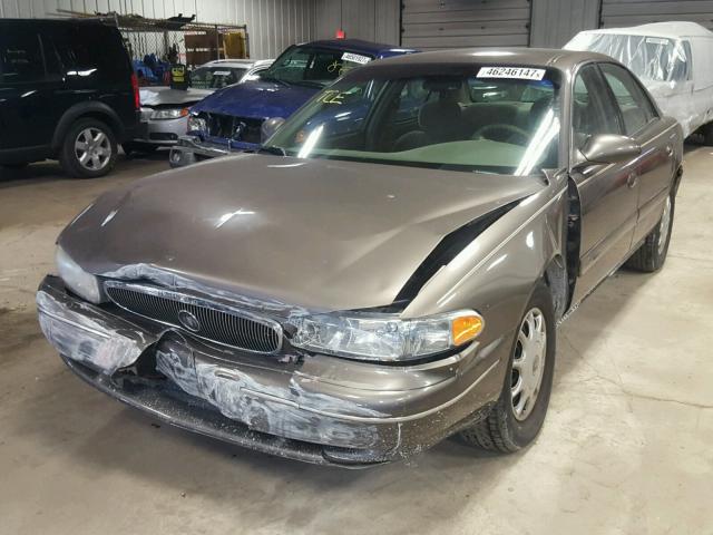 2G4WS52J821141943 - 2002 BUICK CENTURY CU BROWN photo 2