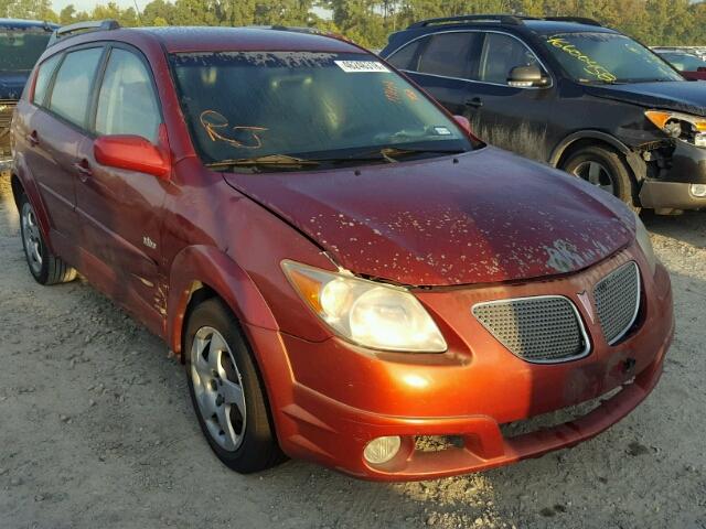 5Y2SL65888Z406911 - 2008 PONTIAC VIBE RED photo 1