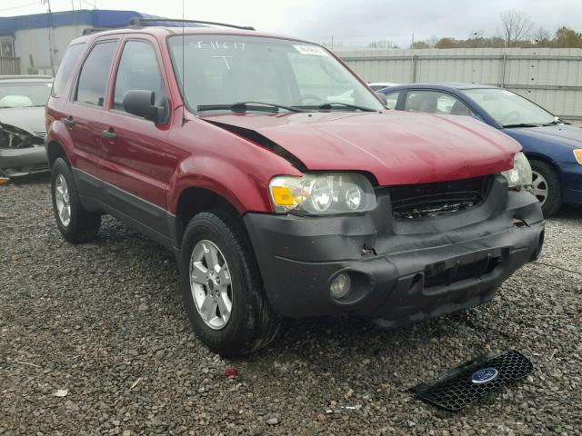 1FMCU03176KD35223 - 2006 FORD ESCAPE XLT RED photo 1