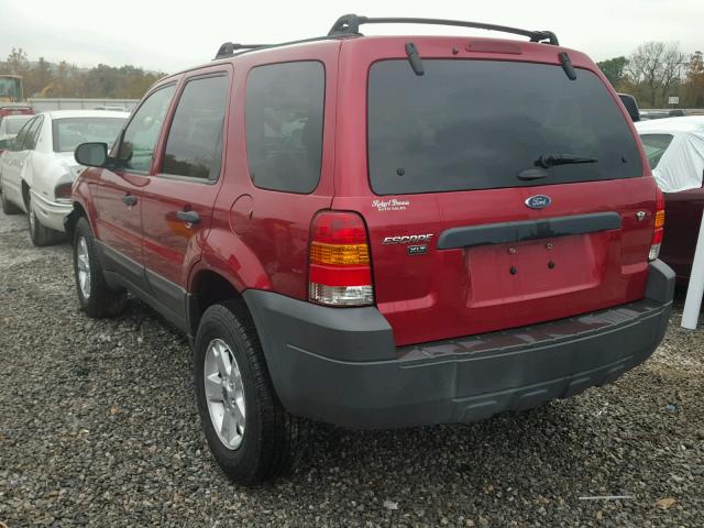1FMCU03176KD35223 - 2006 FORD ESCAPE XLT RED photo 3