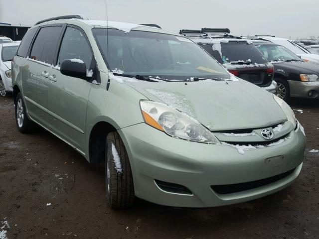 5TDZA23C86S415045 - 2006 TOYOTA SIENNA CE GREEN photo 1