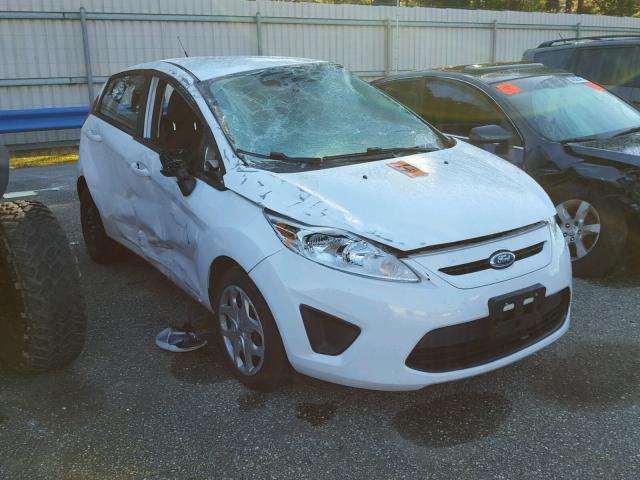 3FADP4EJ4DM167718 - 2013 FORD FIESTA SE WHITE photo 1