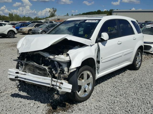 2CNDL937186280239 - 2008 CHEVROLET EQUINOX SP WHITE photo 2