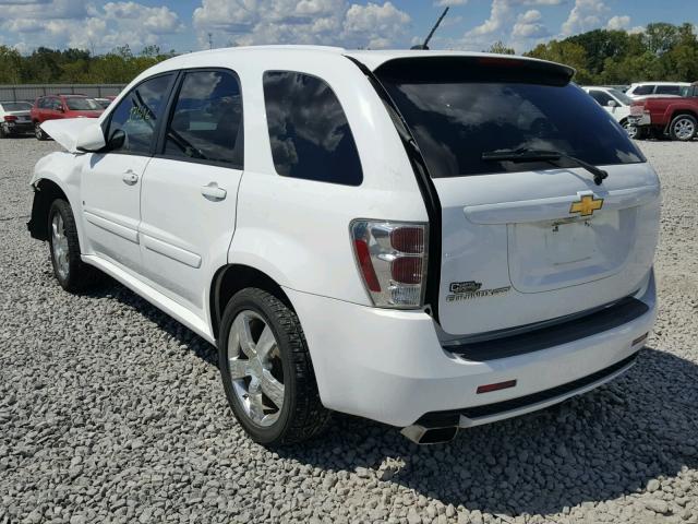 2CNDL937186280239 - 2008 CHEVROLET EQUINOX SP WHITE photo 3