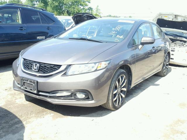 19XFB2F98EE232026 - 2014 HONDA CIVIC EXL Boz foto 2