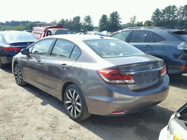 19XFB2F98EE232026 - 2014 HONDA CIVIC EXL Boz foto 3