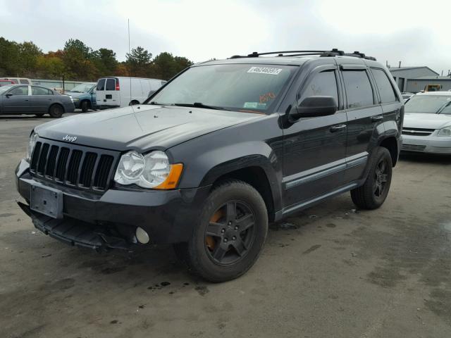 1J8GR48K38C214484 - 2008 JEEP GRAND CHER BLACK photo 2