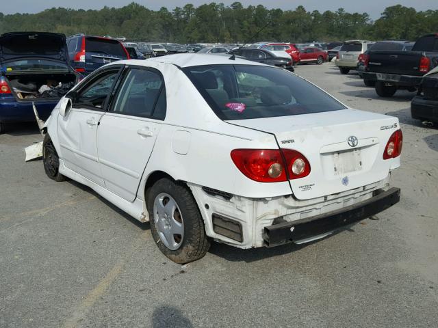 1NXBR32E45Z425628 - 2005 TOYOTA COROLLA CE WHITE photo 3