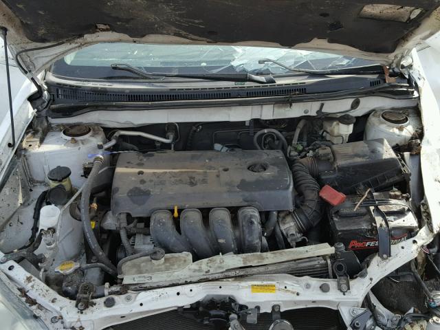 1NXBR32E45Z425628 - 2005 TOYOTA COROLLA CE WHITE photo 7