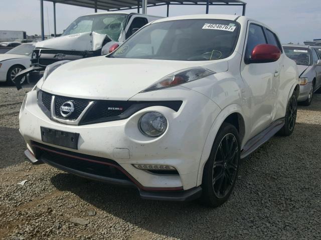 JN8AF5MR7DT226442 - 2013 NISSAN JUKE S WHITE photo 2