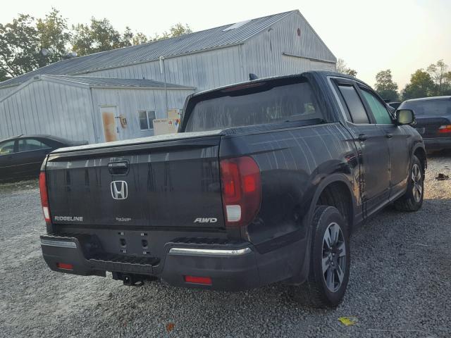 5FPYK3F58HB035827 - 2017 HONDA RIDGELINE BLACK photo 4