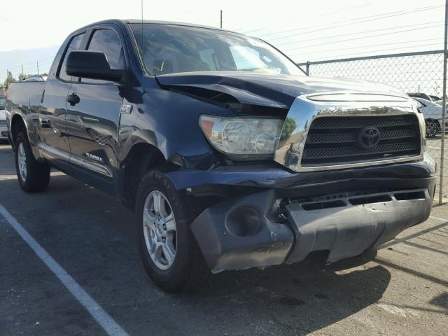 5TFRV54137X030491 - 2007 TOYOTA TUNDRA DOU BLUE photo 1