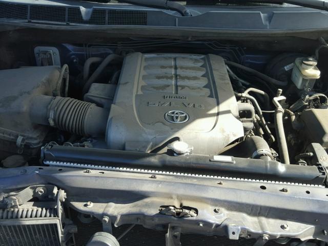 5TFRV54137X030491 - 2007 TOYOTA TUNDRA DOU BLUE photo 7