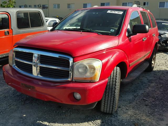 1D4HD48D74F121605 - 2004 DODGE DURANGO SL RED photo 2