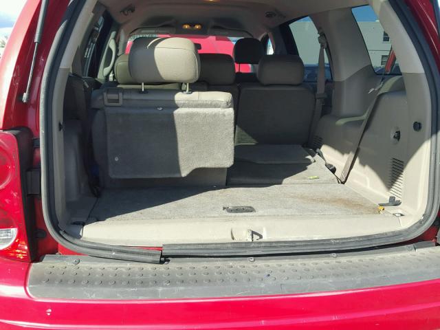 1D4HD48D74F121605 - 2004 DODGE DURANGO SL RED photo 9