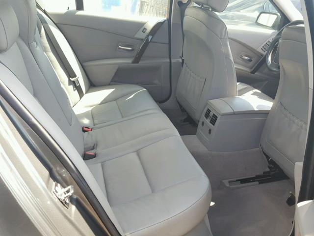 WBANB33544B110632 - 2004 BMW 545 I GRAY photo 6