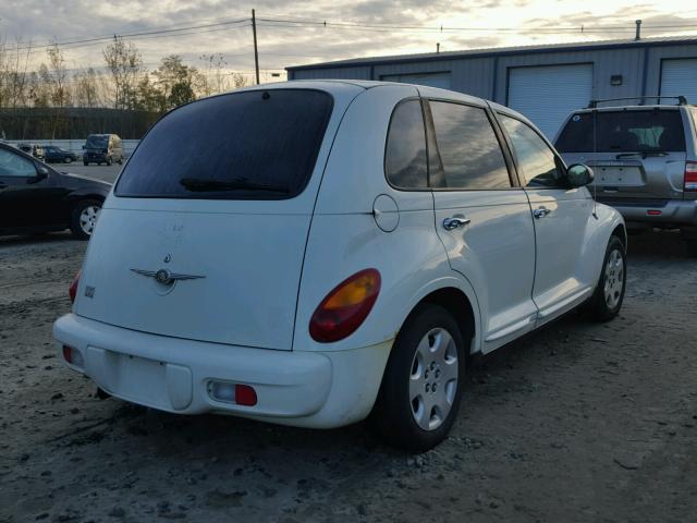 3C4FY58B25T527554 - 2005 CHRYSLER PT CRUISER WHITE photo 4