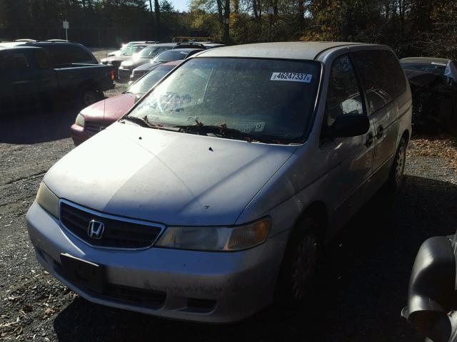 2HKRL18562H544402 - 2002 HONDA ODYSSEY LX SILVER photo 2