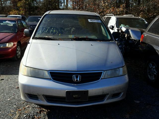 2HKRL18562H544402 - 2002 HONDA ODYSSEY LX SILVER photo 9