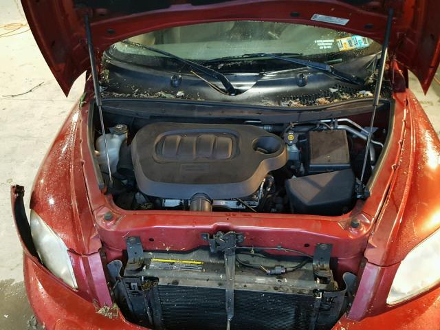 3GNDA13D38S590905 - 2008 CHEVROLET HHR LS RED photo 7