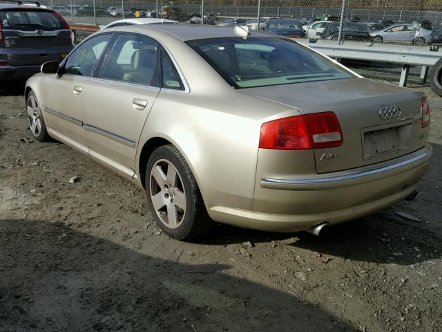 WAUML44E64N016554 - 2004 AUDI A8 L QUATT GOLD photo 3