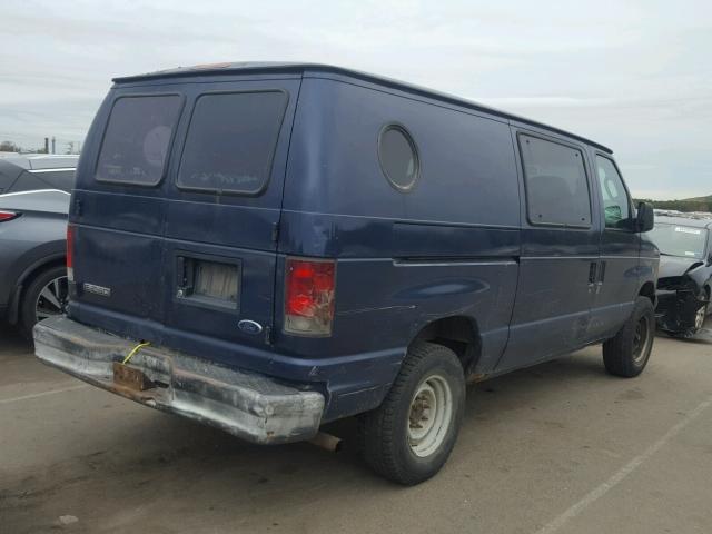 1FTNE24W06HA28103 - 2006 FORD ECONOLINE BLUE photo 4