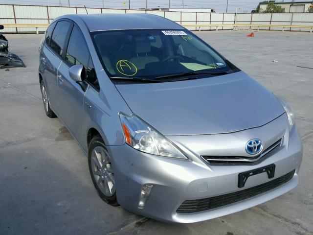 JTDZN3EU2C3055025 - 2012 TOYOTA PRIUS V SILVER photo 1