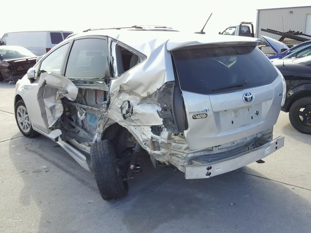 JTDZN3EU2C3055025 - 2012 TOYOTA PRIUS V SILVER photo 3