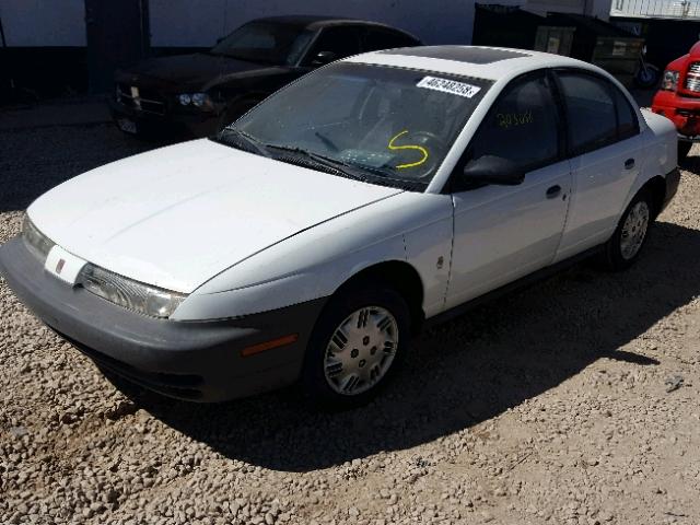 1G8ZG5282VZ373122 - 1997 SATURN SL1 WHITE photo 2