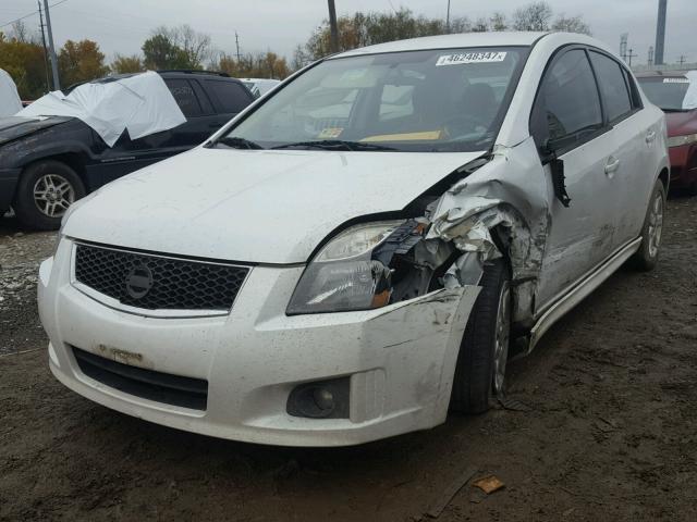 3N1AB6AP8BL708986 - 2011 NISSAN SENTRA 2.0 WHITE photo 2