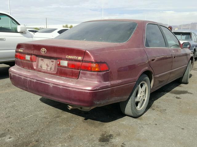 JT2BG22K0V0038844 - 1997 TOYOTA CAMRY MAROON photo 4