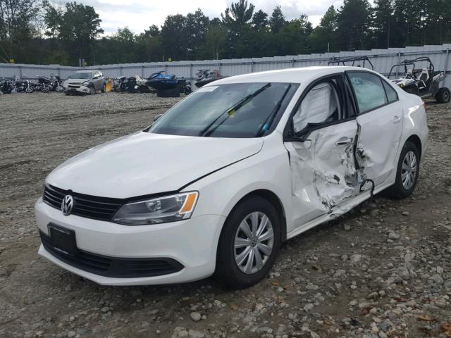 3VW2K7AJ2DM280264 - 2013 VOLKSWAGEN JETTA BASE 白色 照片 2