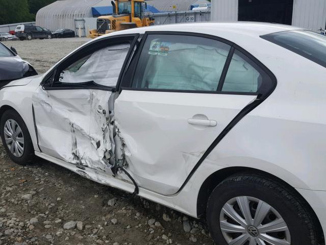 3VW2K7AJ2DM280264 - 2013 VOLKSWAGEN JETTA BASE 白色 照片 9